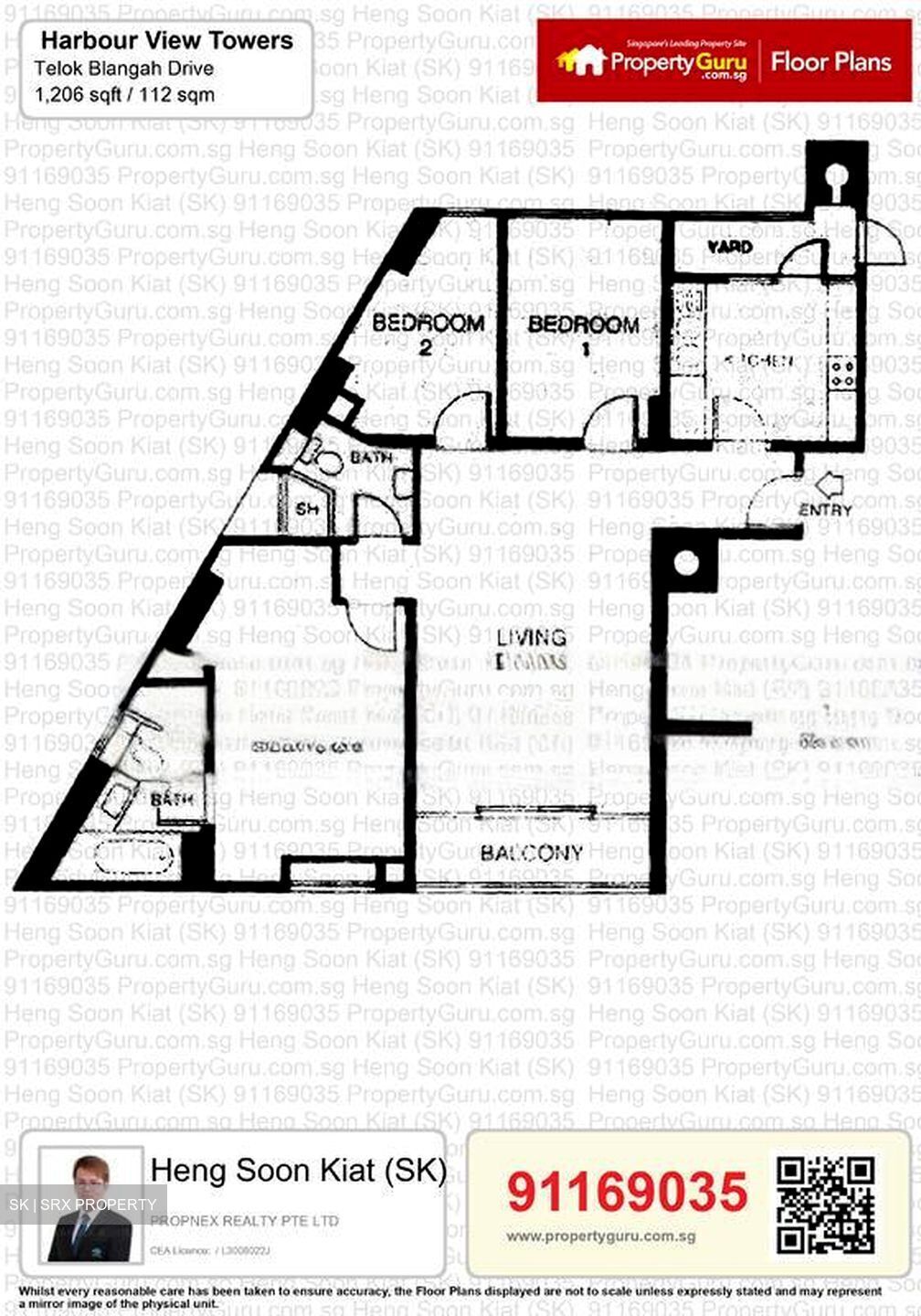 Harbour View Towers (D4), Condominium #455907461